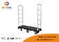 Metal Warehouse Storage Cart U Boat Style Six Wheel Balance Trolly