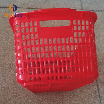 Supermarket Shopping Made Easy HDPP Plastic Hand Basket Double Handles