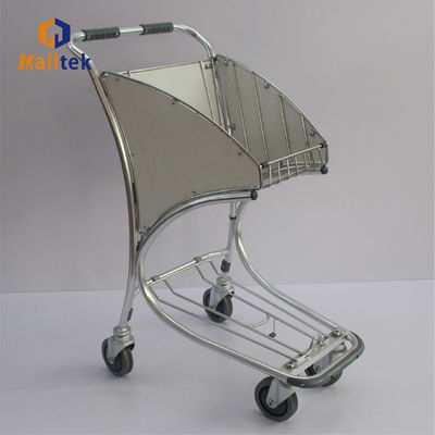 Airport Trolley For Intermational Airport Store With Basket