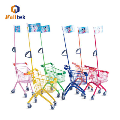 Cute Baby Trolley For Supermarket With Colourful Design