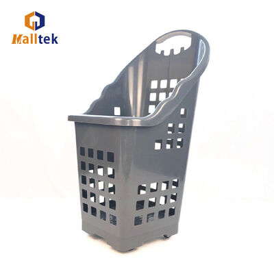 Supermarket Shopping Basket With Wheels
