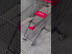 Nouveau style chariot de shopping style européen en alliage de tungstène