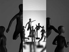 Vente chaude des mannequins pour enfants vitrine à vendre mannequins