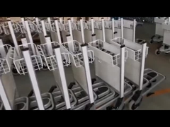 Trois roues 250 kg Voiture de bagages d'aéroport alliage d'aluminium avec frein automatique