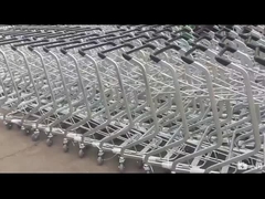 Nouveau type de chariot d'achat de supermarché en acier pour l'épicerie